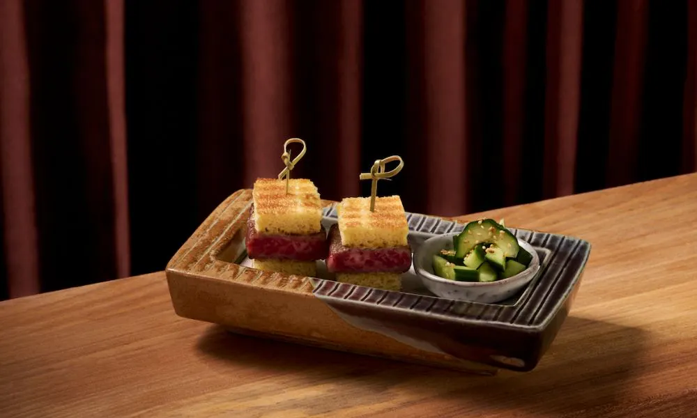 sticks 'n' sushi wagyu sando