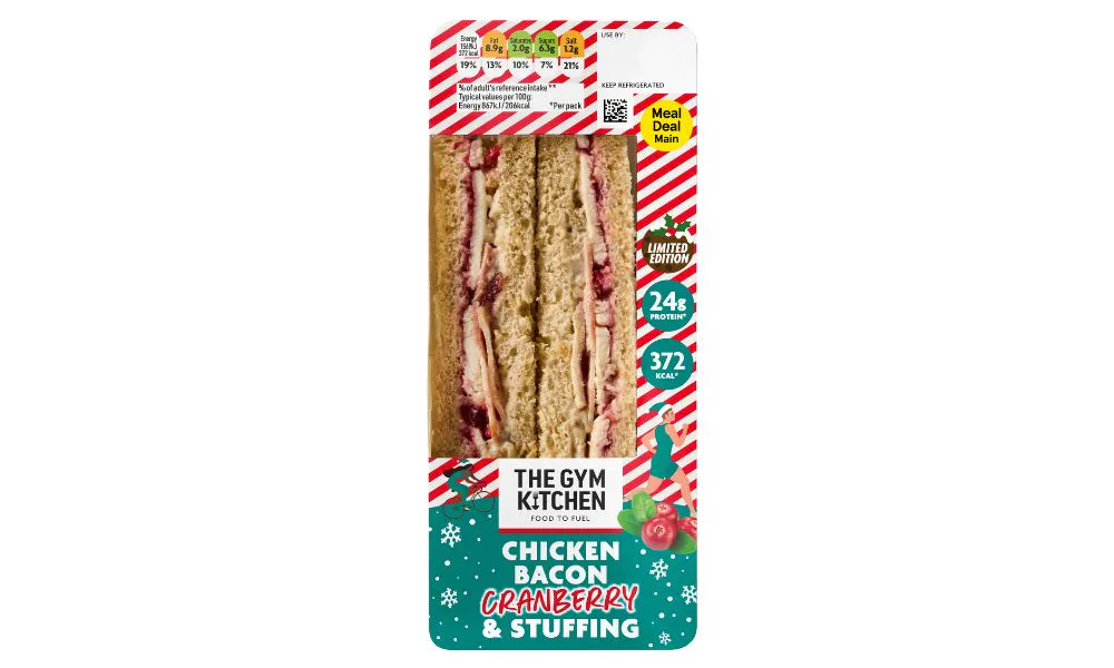 The Gym Kitchen christmas sandwich