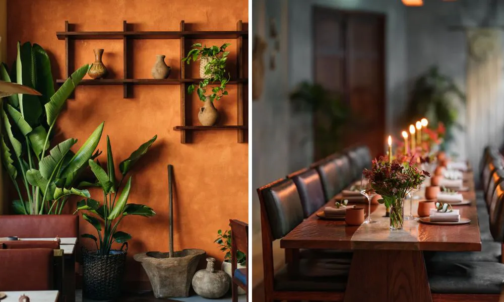 Beautiful dining room at kol
