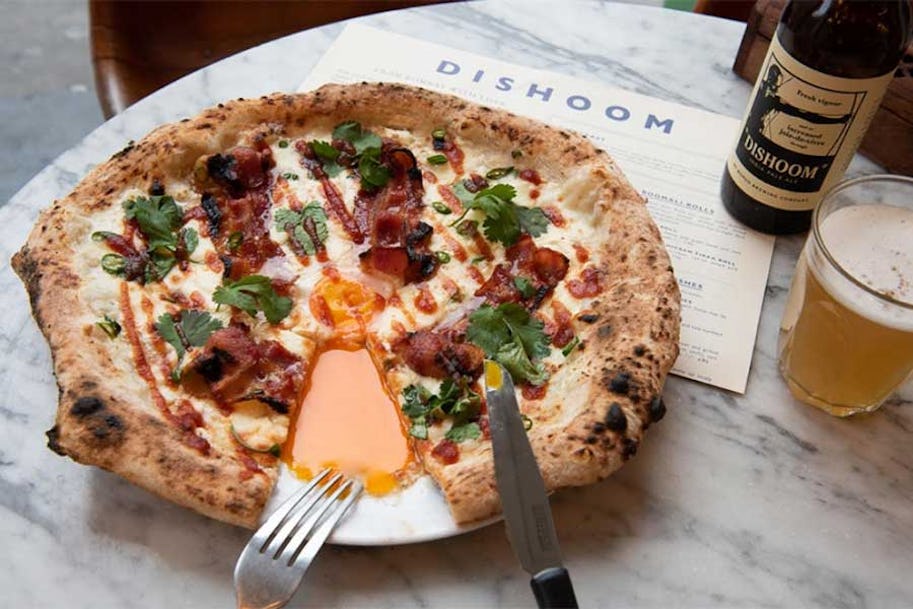 Dishoom has teamed up with Pizza Pilgrims to make the ultimate pizza