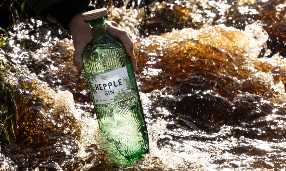 hepple gin in white water