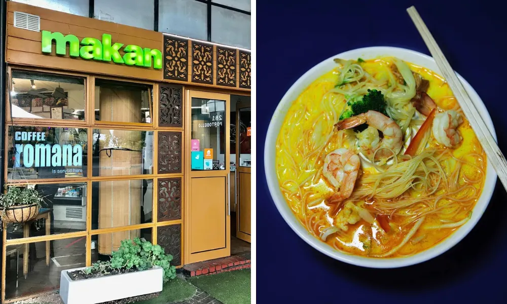 laksa at makan cafe