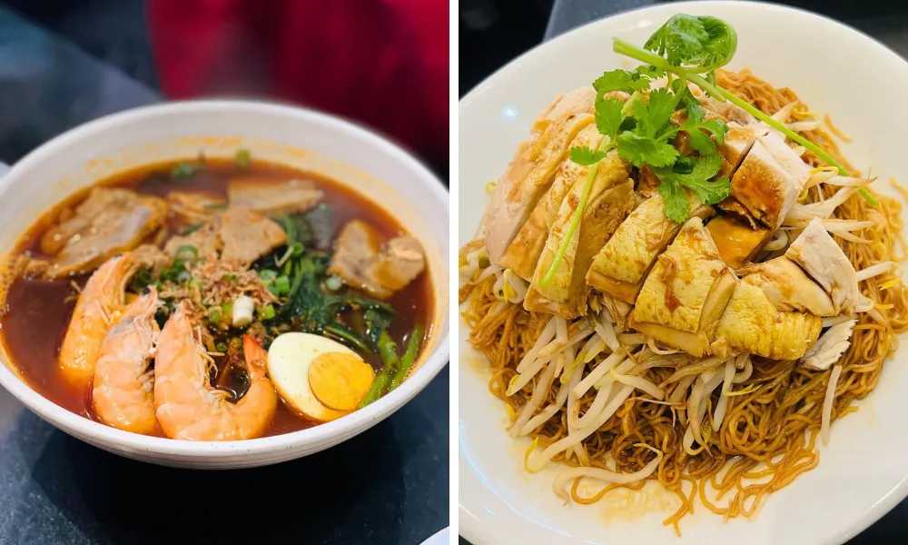 chicken and laksa