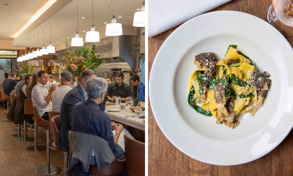 bocca di lupo dining room soho