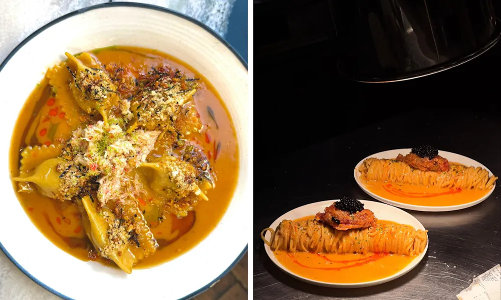 pasta dishes at osteria angelina