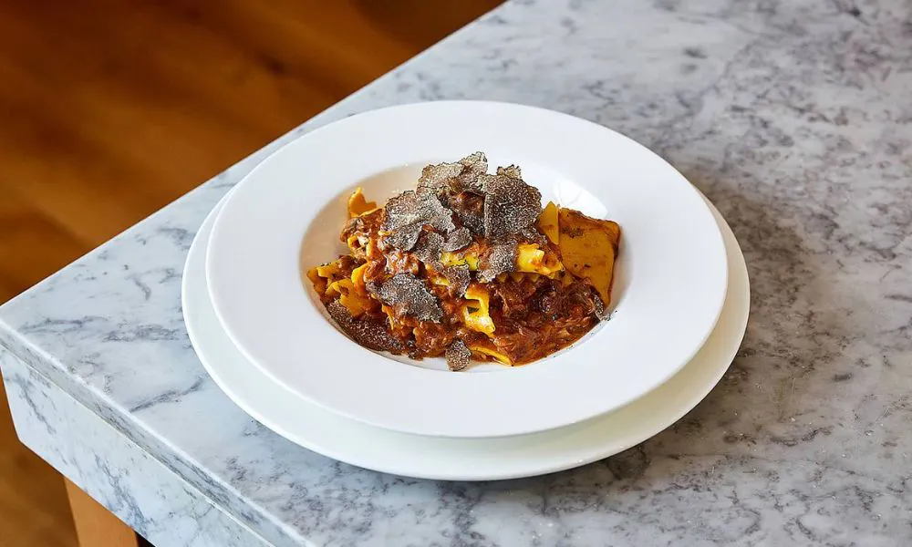Theo Randall truffle pappardelle