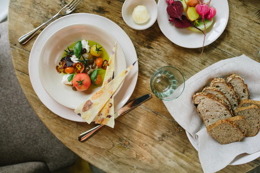 Skye Gyngell's food at Heckfield Place