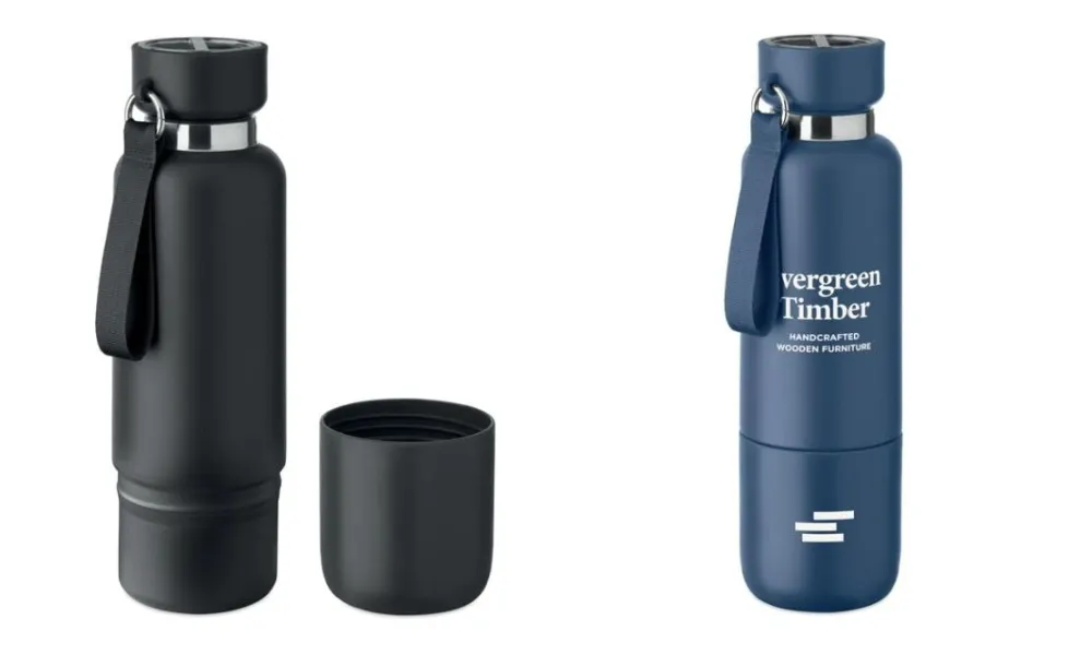 branded waterbottle gift with company name 