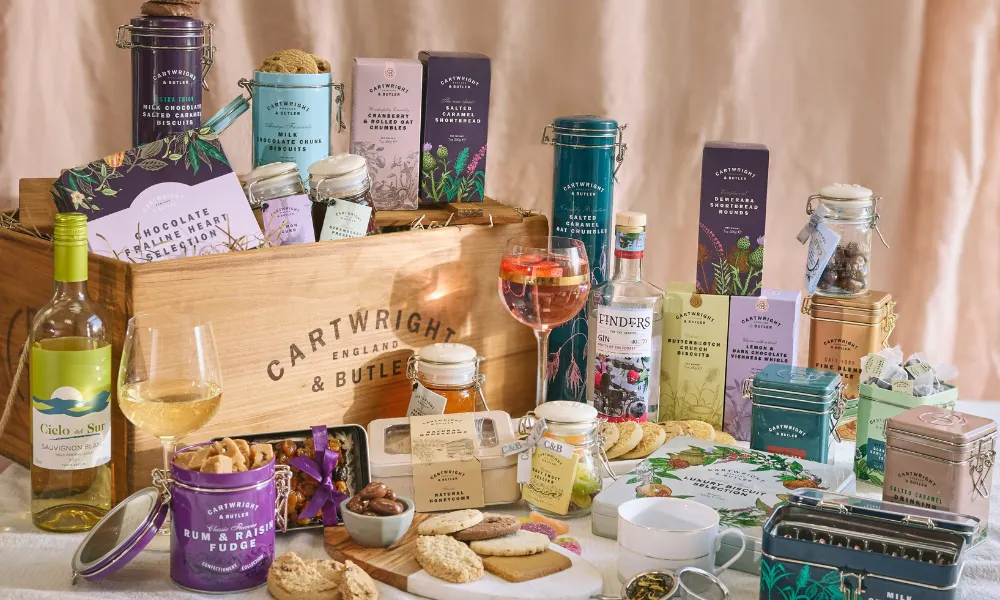 contents of Cartwright and Butler corporate hamper