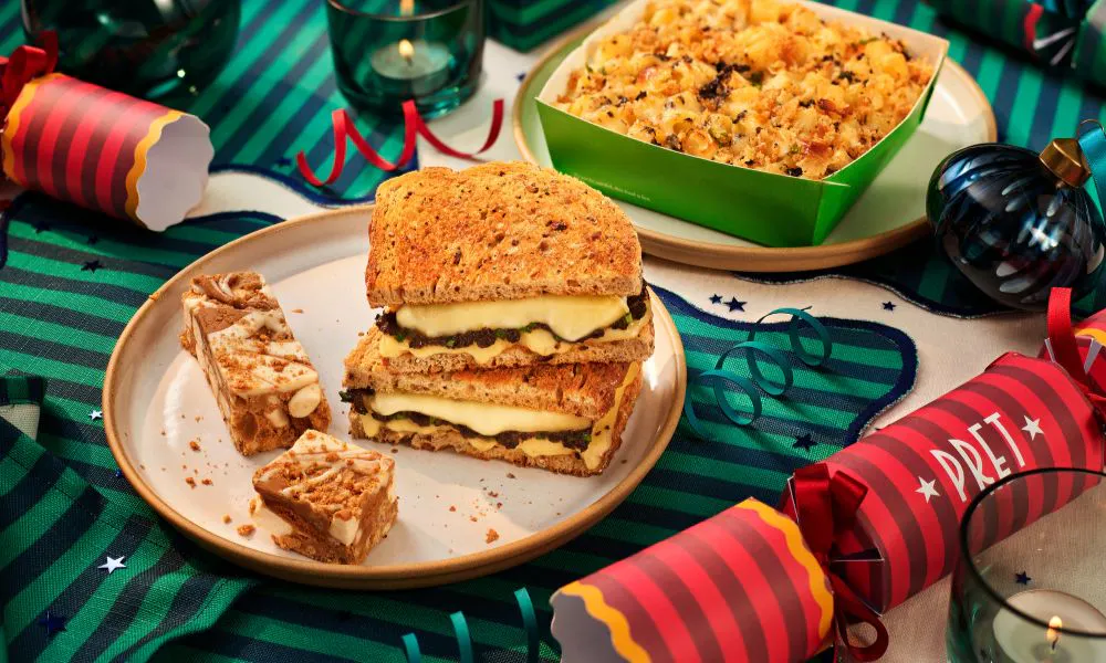 truffle toastie from Pret's Christmas menu