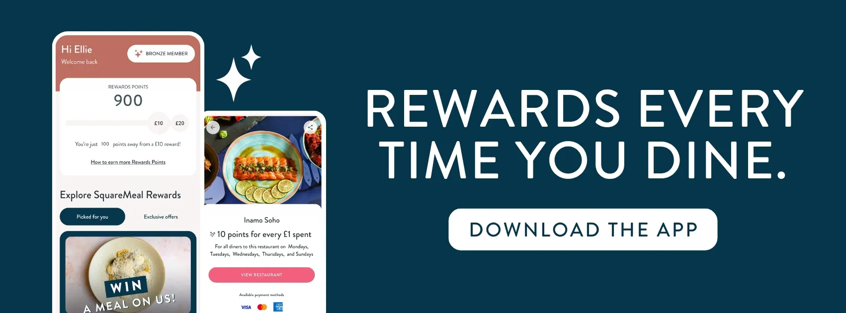 rewards everytime you dine, app download
