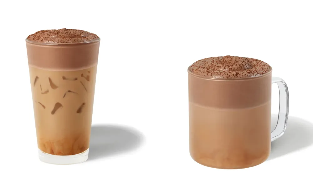 New starbucks chocoalte mousse latee