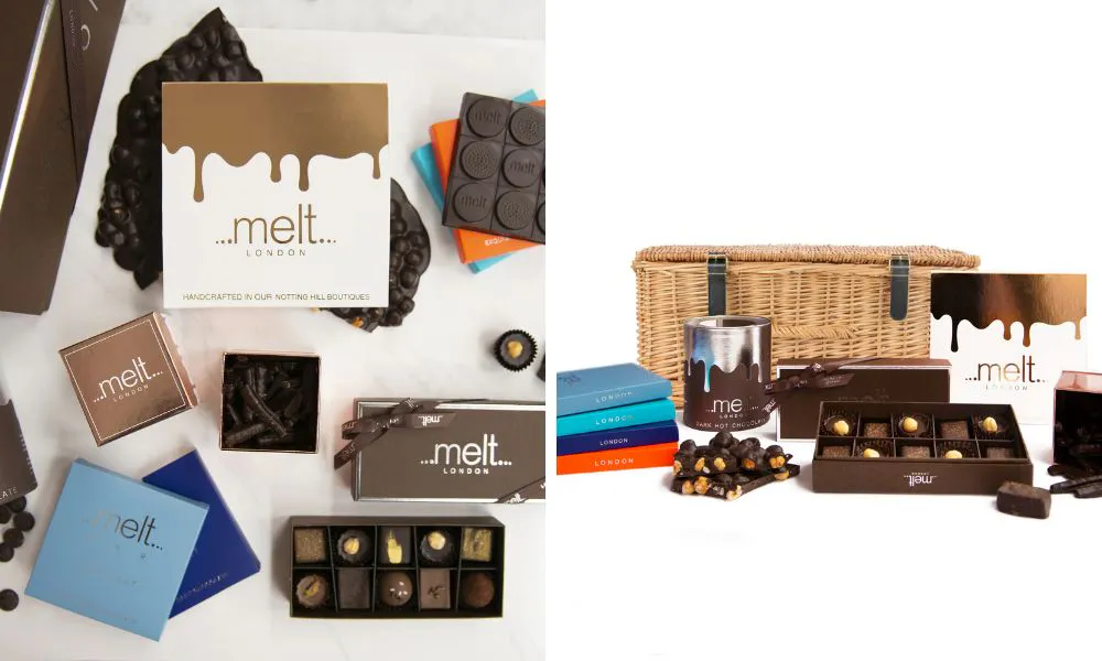 Melt dark chocolate hamper