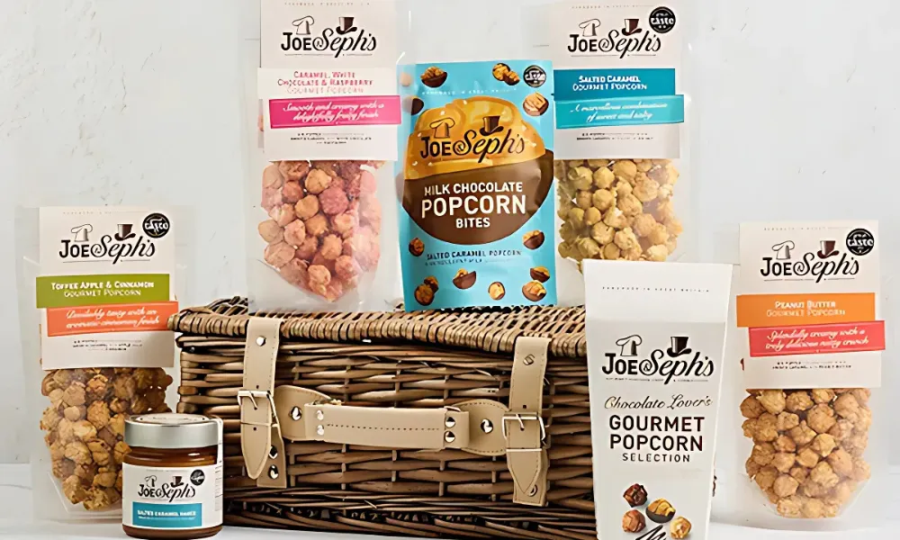Joe & Seph's festive popcorn hamper