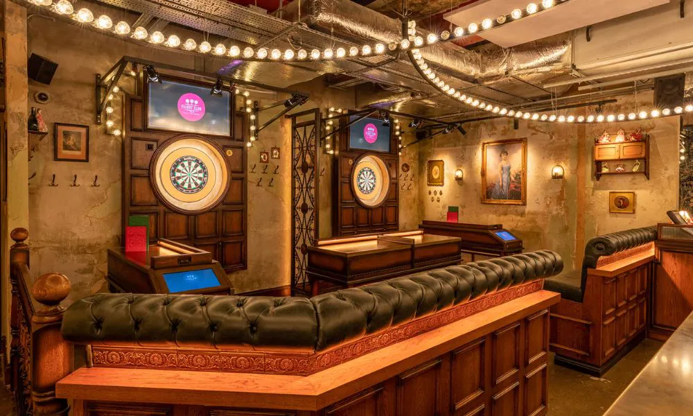 The venue at Flight Club