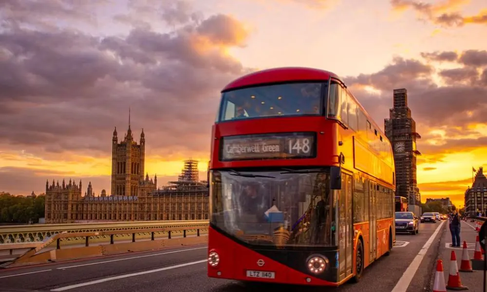london red double decker