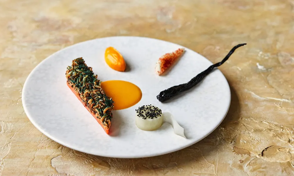 Fine dining vegan food Shoreditch