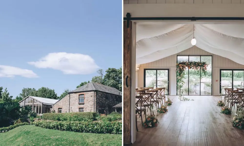 Trevenna's barn and gardens