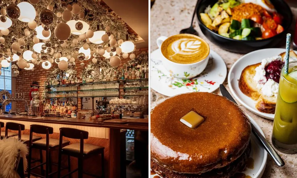 Sunday in Brooklyn festive interiors and brunch dishes