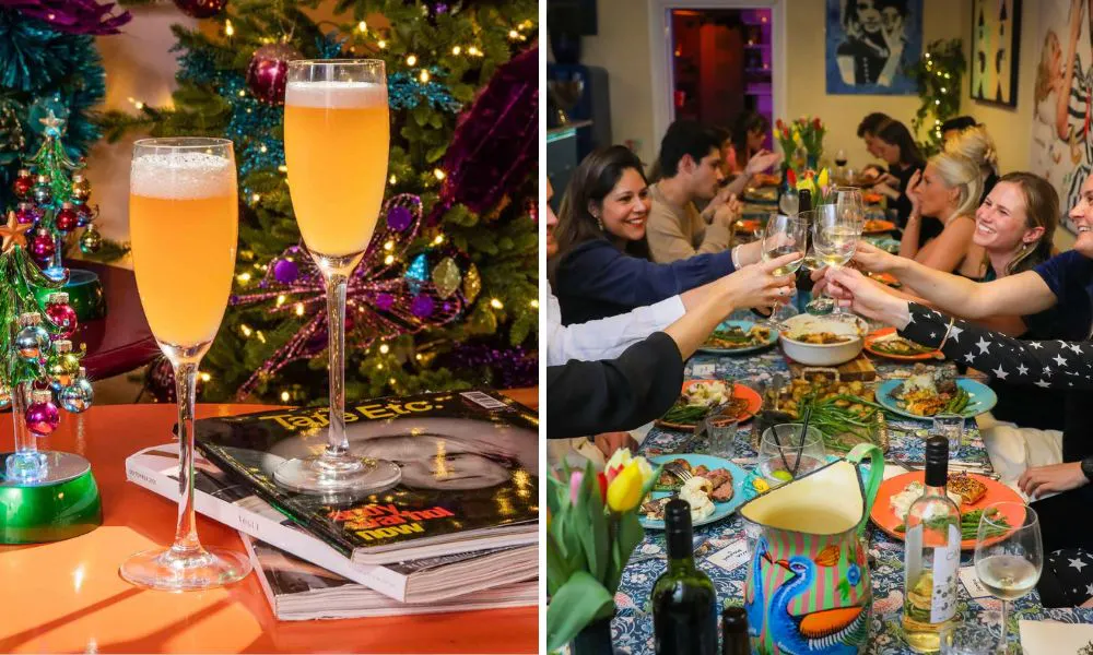 Mimosas and a dinner party