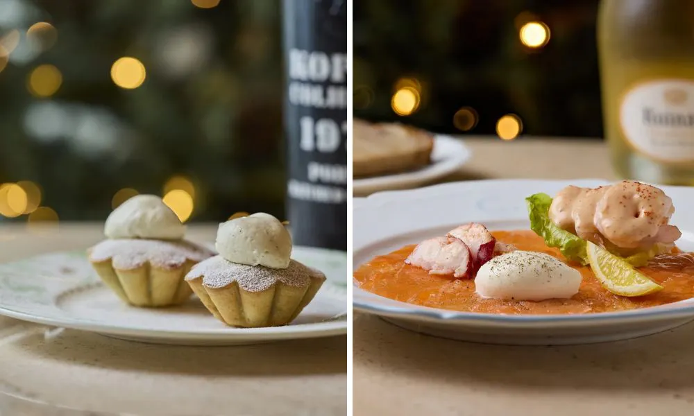 Christmas tarts and starter