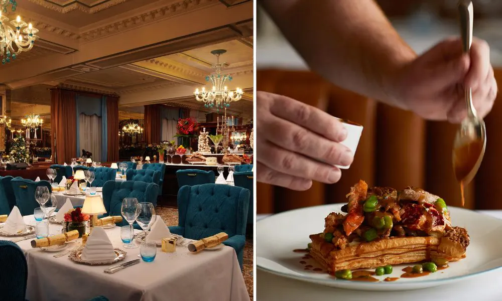 The dining room at The English Grill