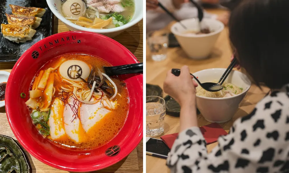 tenmaru ramen with egg