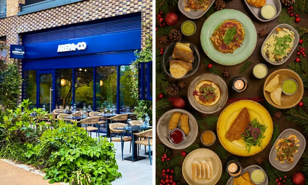 christmas venezuelan food at arepa and co