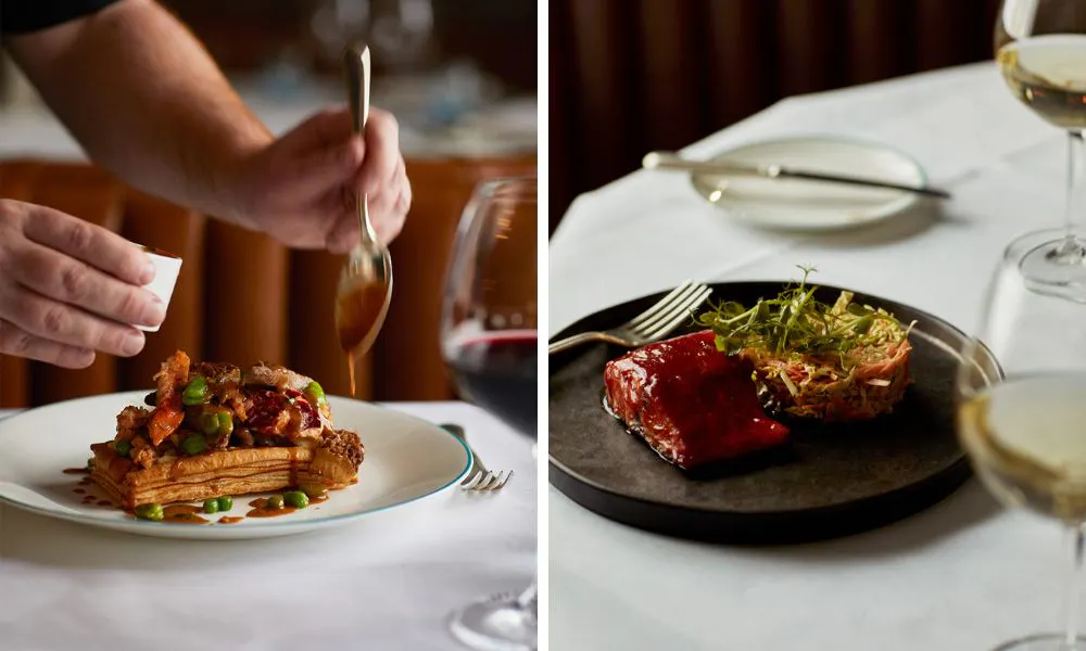 festive dining at The English Grill