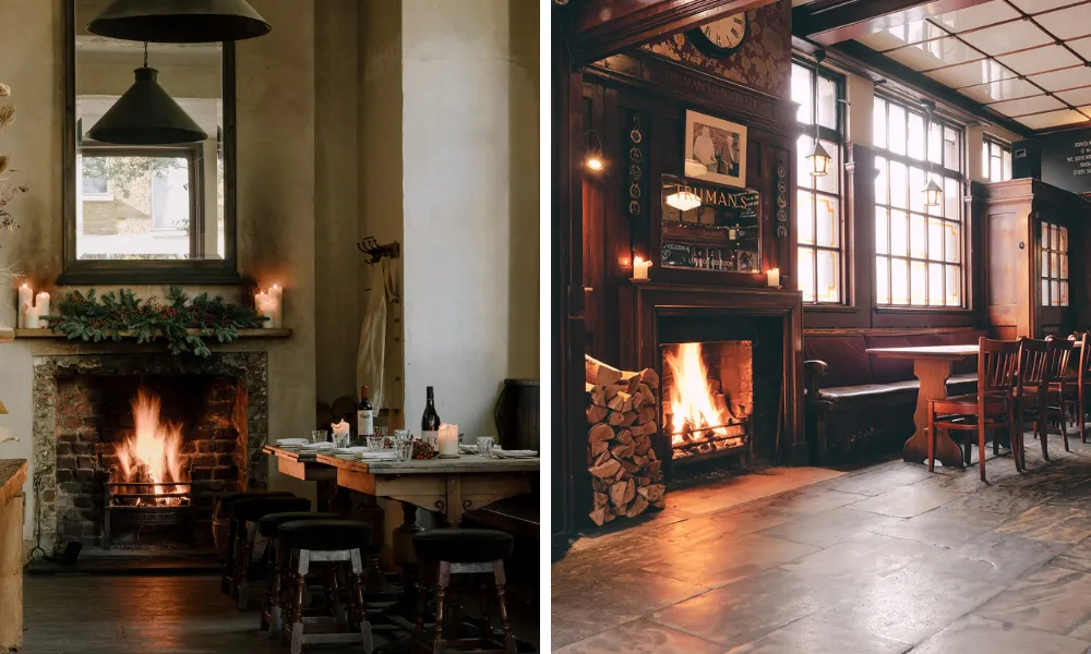 pubs with fires