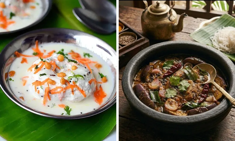 sri lankan dishes at apollo banana leaf