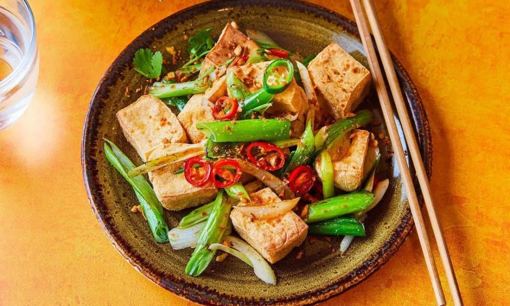 Tofu dish at Cay Tre