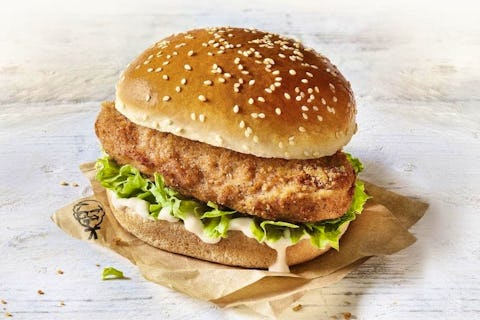 KFC's hugely popular vegan burger is here to stay