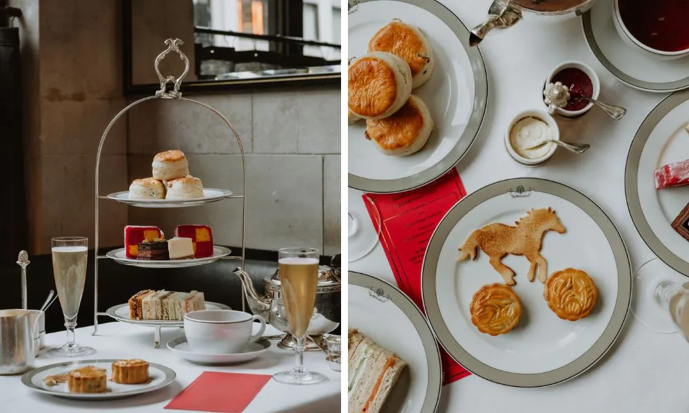 chinese new year inspired afternoon tea