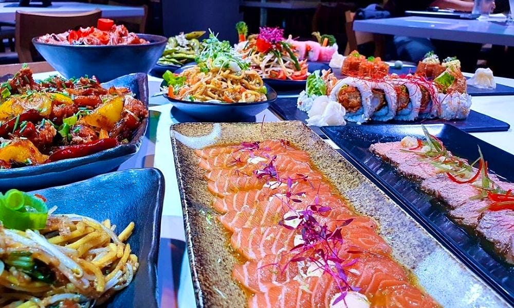 sushi and sashimi at inamo