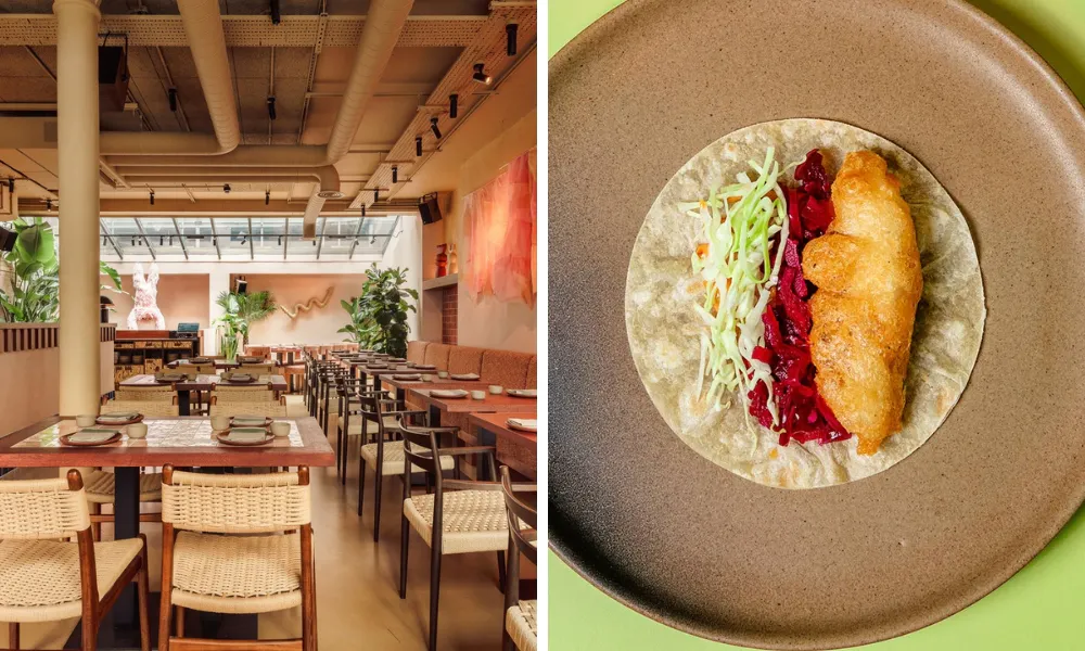 fish taco at fonda