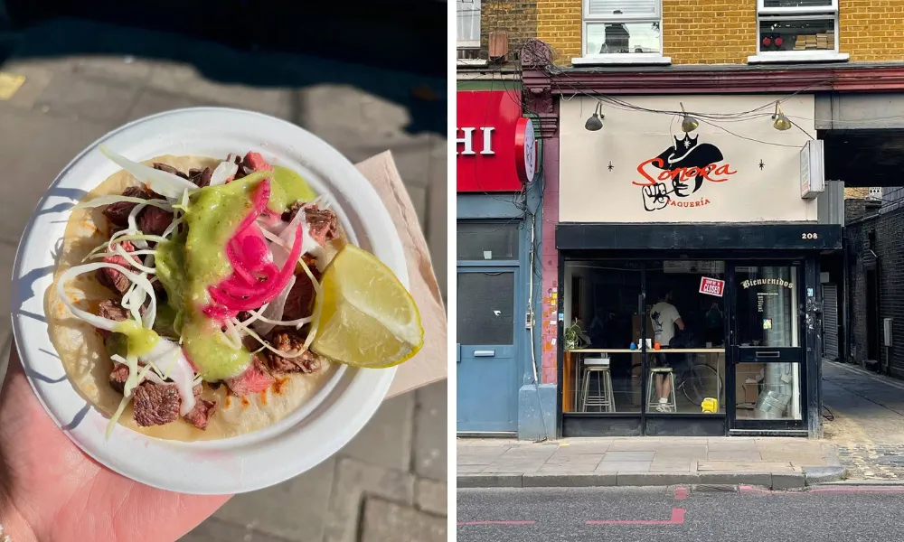 sonora taqueria tacos