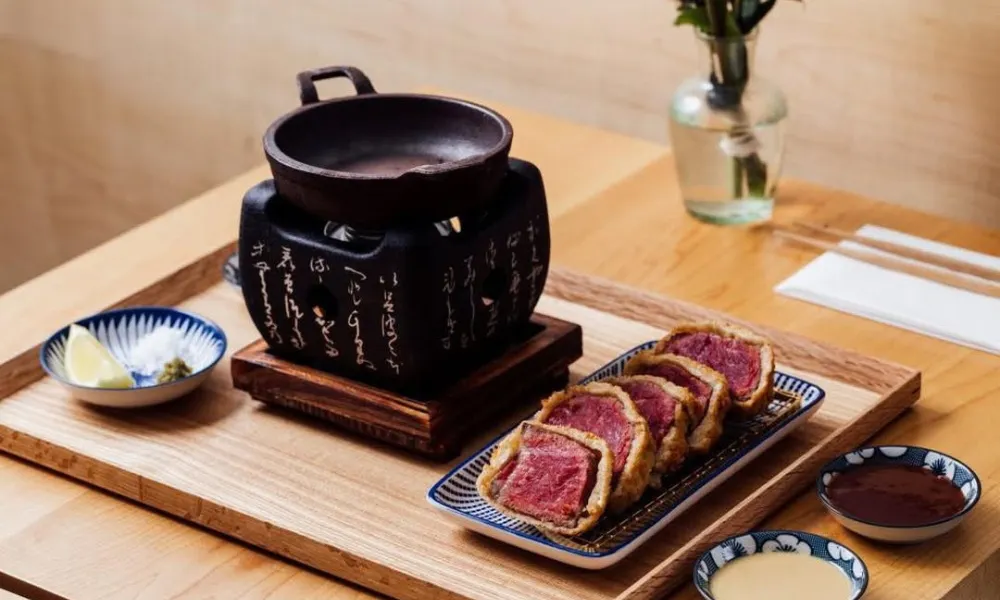 wagyu katsu with grill to reheat