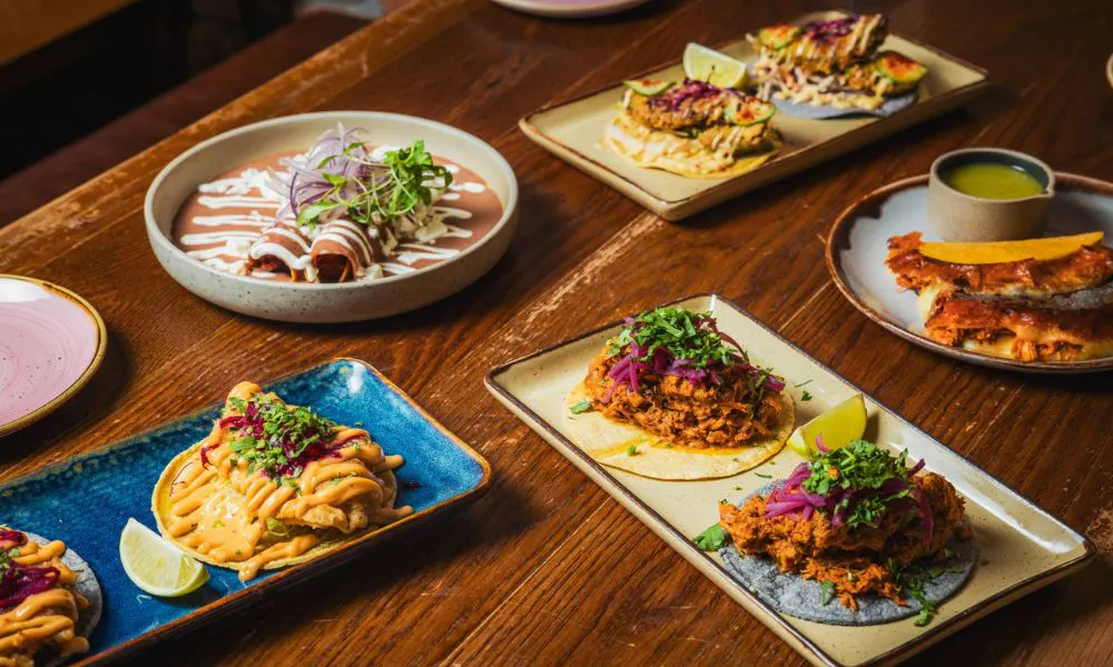 selection of tacos