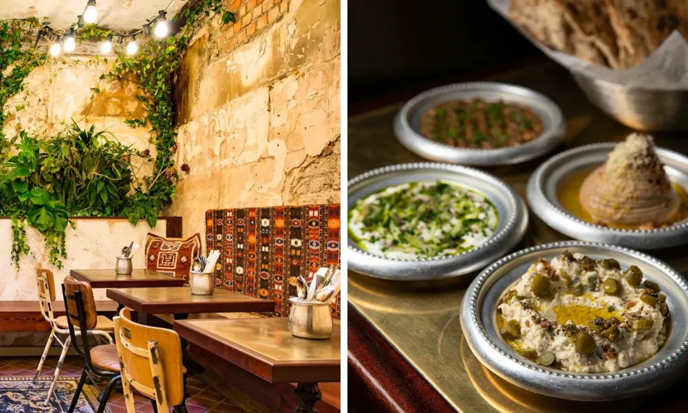 vegetarian dishes at berenjak