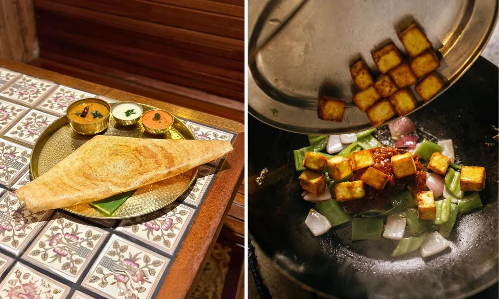 hoppers and paneer curry