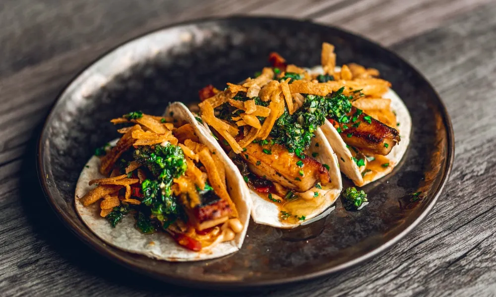 vegan tacos at jam delish