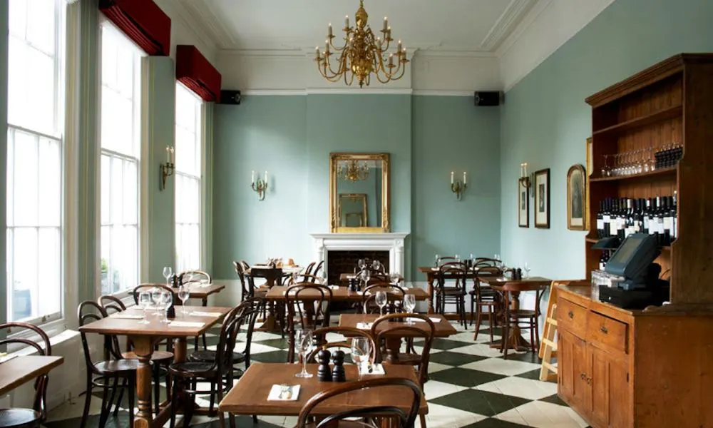 dining room at the drapers arms