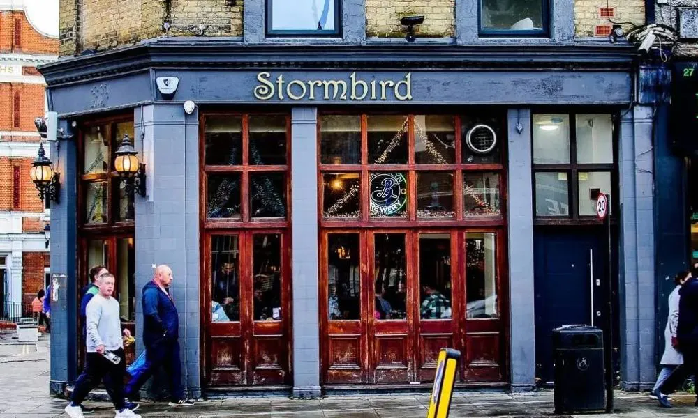 outside stormbird in camberwell