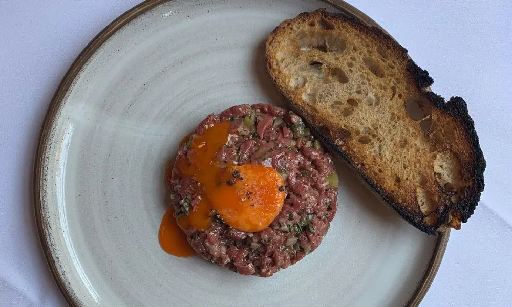 beef tartare at the french house