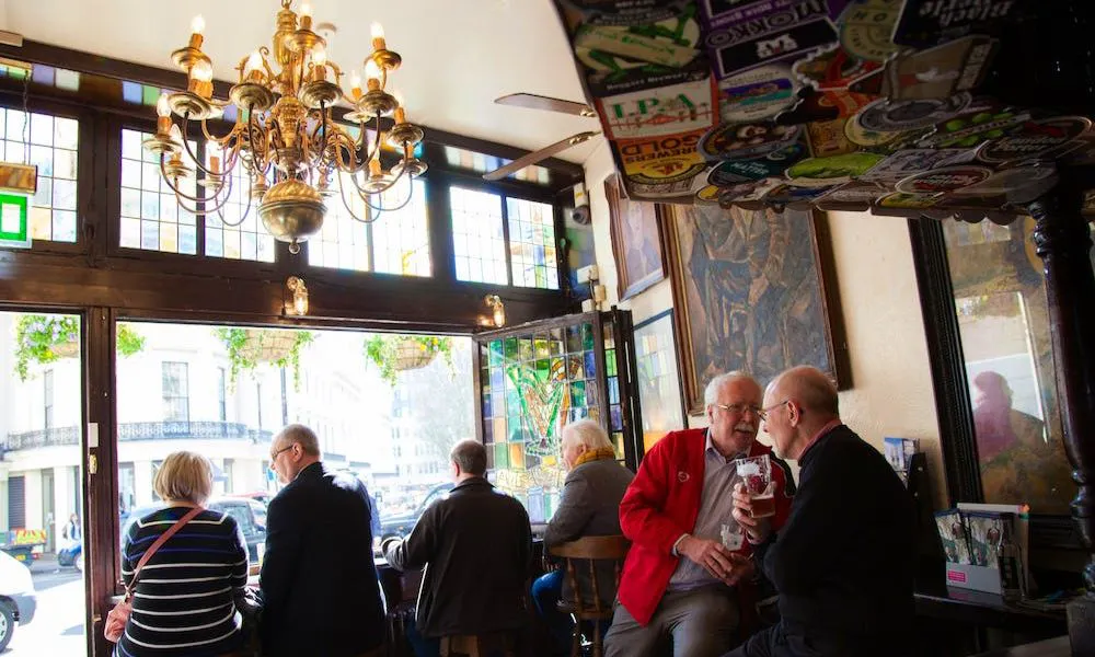 drinking at the harp covent garden