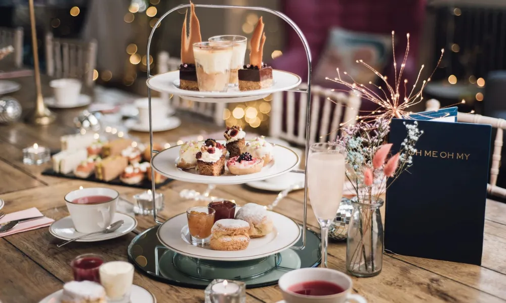 Afternoon tea treats at oh me oh my