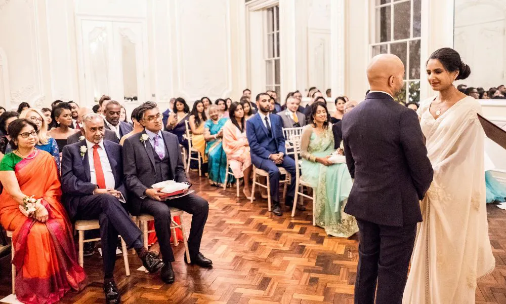 Wedding ceremony at 10-11 Carlton House Terrace