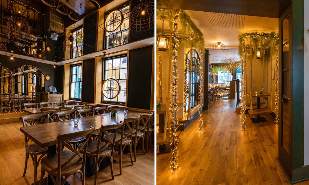 Fairy lit interiors at mowgli
