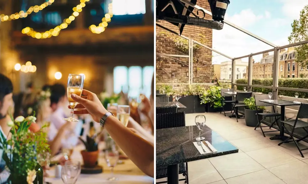 Roof terrace at Chapel Bar